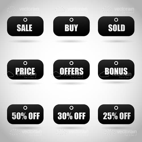 Shopping and Sale Tags